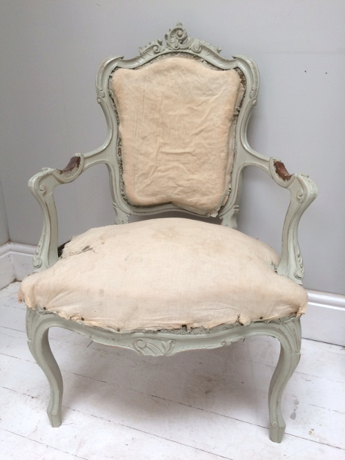 french antique armchair